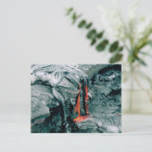 Natuur Lava Fury Briefkaart (Staand voorkant)