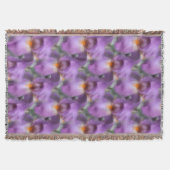 Natuur lavender-bierkant deken (Voorkant)