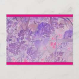 Natuur lavender briefkaart