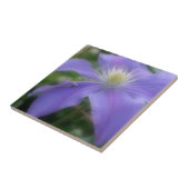 Natuur lavender Clematis-ventilator Tegeltje (Zijkant)