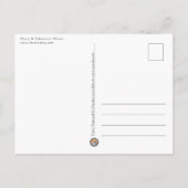 Natuur Lavender Flower Honeybee Briefkaart (Achterkant)