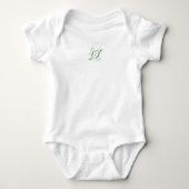 Natuur Leaf Green Mini - Romper (Voorkant)