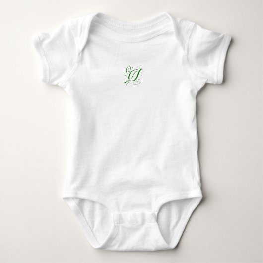 Natuur Leaf Green Mini - Romper (Voorkant)