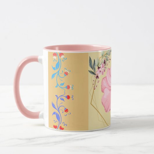 Natuur Lente, Sakura Floral Graphic Art Mok (Links)