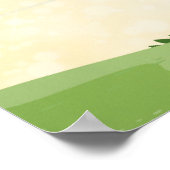 Natuur Lentelandschap Poster (Hoek)