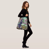 Natuur lentesbloesems Leopard Birds Crossbody Tas (Op model)