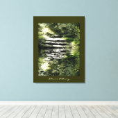 Natuur Liefhebber Trees Bos Steen Trails Art Print (Insitu (Houten vloer))