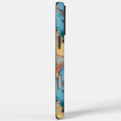 Natuur liefhebbers Boho Marble Butterfly iPhone Case-Mate iPhone Case (Achterkant / Rechts)