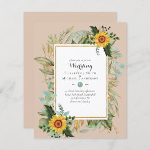 Natuur Liefhebbers Bruiloft Foral Groen Rustiek Bo