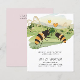 Natuur liefhebbers platteland bijen bruiloft