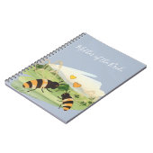 Natuur Liefhebbers Platteland Bijen Bruiloft Notitieboek (Linkerzijde)