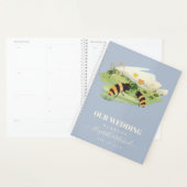 Natuur liefhebbers platteland bijen bruiloft planner (Display)