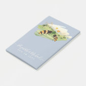 Natuur liefhebbers platteland bijen bruiloft post-it® notes (Schuin)