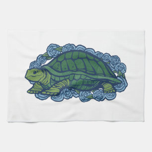 Natuur liefhebbers schildpad kunst schildpadden theedoek