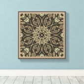 Natuur lijn Kunst Abstract origineel wanddecor Canvas Afdruk (Insitu (Houten vloer))