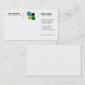 Natuur-Logo (rastervariatie) Visitekaartje (Voorkant / Achterkant)