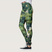 Natuur Lotus Waterlelie Vijverlandschap Leggings (Links)