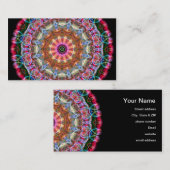 Natuur Love kaleidoscoop Visitekaartje (Voorkant / Achterkant)