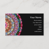 Natuur Love kaleidoscoop Visitekaartje (Achterkant)