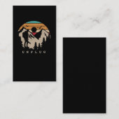 Natuur Lover Adventure Scout Outdoor wandelende Ca Visitekaartje (Voorkant / Achterkant)