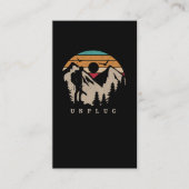 Natuur Lover Adventure Scout Outdoor wandelende Ca Visitekaartje (Voorkant)