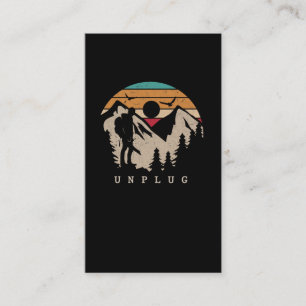 Natuur Lover Adventure Scout Outdoor wandelende Ca Visitekaartje