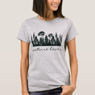 Natuur Lover Bos Bomen Vrouwen T-shirt
