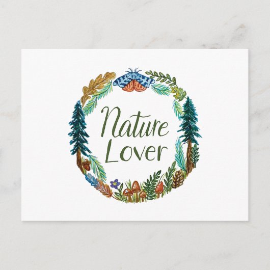 Natuur Lover Briefkaart (Voorkant)