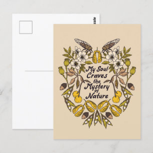 Natuur Lover Cicada Botanisch Briefkaart