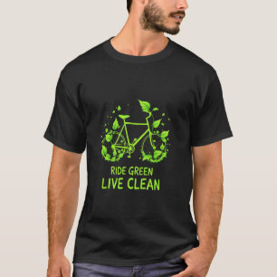 Natuur Lover Climate Action Go Green Live Clean Ea T-shirt
