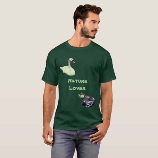 Natuur Lover Cute T-shirt (Voorkant volledig)