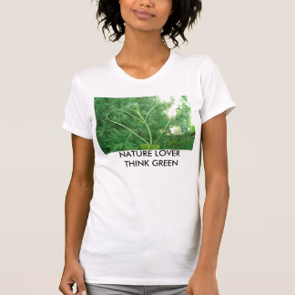 NATUUR LOVER DENK GROEN T-SHIRT