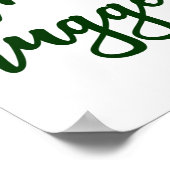 Natuur Lover Environmentali met giftige bomen Poster (Hoek)