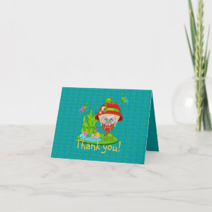 Natuur Lover Frog Faery Bedankkaart