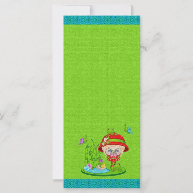 Natuur Lover Frog Faery Bladwijzer (Voorkant)