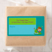 Natuur Lover Frog Faery Etiket (Insitu)