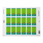 Natuur Lover Frog Faery Gift Label (Full Sheet)