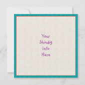 Natuur Lover Frog Faery Kaart (Achterkant)