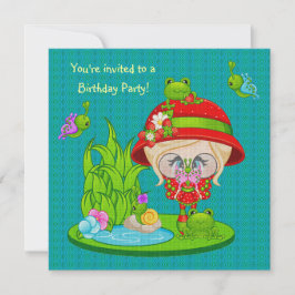 Natuur Lover Frog Faery Kaart