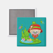 Natuur Lover Frog Faery Magneet (Voorkant / Achterkant)