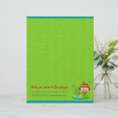 Natuur Lover Frog Faery Persoonlijk Briefhoofd (Staand voorkant)