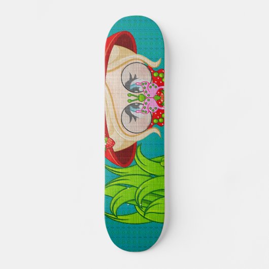 Natuur Lover Frog Faery Persoonlijk Skateboard (Voorkant)