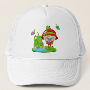 Natuur Lover Frog Faery Trucker Pet