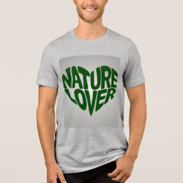 Natuur Lover Green Grey Tri-Blend Shirt