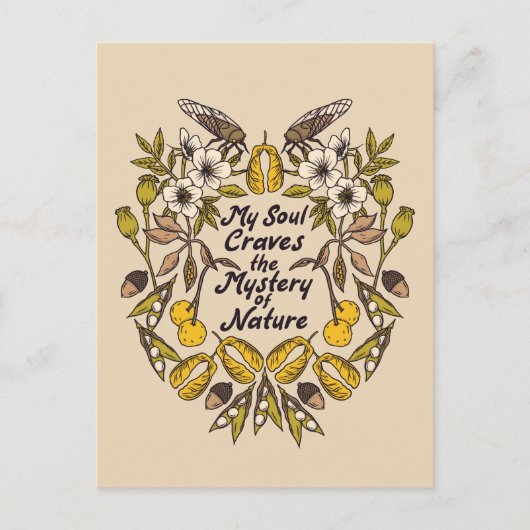 Natuur Lover Insect Briefkaart (Voorkant)