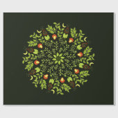 Natuur Lover Mandala - Potions, Paddenstoelen, Bla Cadeaupapier (Vlak)