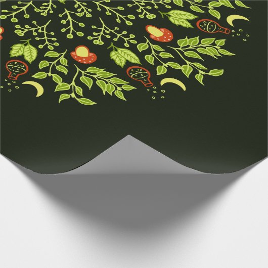 Natuur Lover Mandala - Potions, Paddenstoelen, Bla Cadeaupapier (Hoek)
