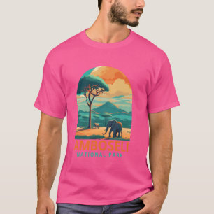 Natuur Lover op ontdekkingstocht naar Amboseli Nat T-shirt
