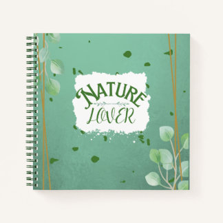 Natuur Lover Spiral Notitieboek Blanco paginalap
