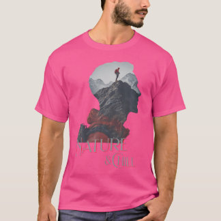 Natuur Lover Wandelen Mountain Climbing Outdoor Hi T-shirt